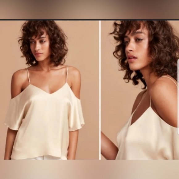 NWT - Aritzia wilfred draveil blouse colour birch size small - Picture 6 of 6